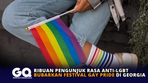 Ribuan Pengunjuk Rasa Anti-LGBT Bubarkan Festival Gay Pride di Georgia