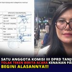 Satu Anggota Komisi III DPRD Tanjungpinang Tolak Teken Berita Acara Kenaikan Pas Pelabuhan, Begini Alasannya