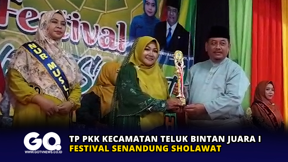 TP PKK Kecamatan Teluk Bintan Juara I Festival Senandung Sholawat