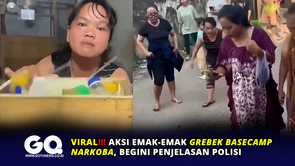 Aksi Emak-Emak Grebek Basecamp Narkoba, Begini Penjelasan Polisi