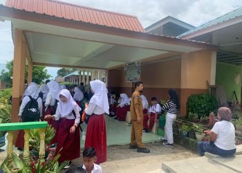 Aktivitas Belajar di Sekolah Baru SMPN 17 Tanjungpinang Dimulai, Orang Tua Murid Sambut Baik