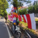 Jelang HUT RI Ke 78, Pedagang Bendera Musiman Mulai Ramai di Tanjungpinang
