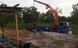 Polisi Tertibkan Tambang Pasir Ilegal di Gunung Lengkuas Bintan