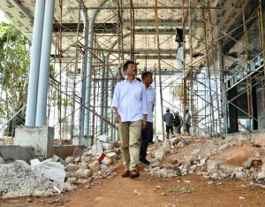 Kepala BP Batam Tinjau Pembangunan Gedung VVIP Bandara Hang Nadim