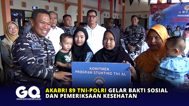 Akabri 89 TNI-Polri Gelar Bakti Sosial dan Pemeriksaan Kesehatan