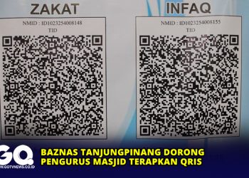 Baznas Tanjungpinang Dorong Pengurus Masjid Terapkan Qris