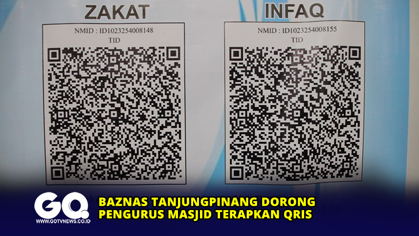 Baznas Tanjungpinang Dorong Pengurus Masjid Terapkan Qris