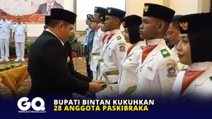Bupati Bintan Kukuhkan 28 Anggota Paskibraka