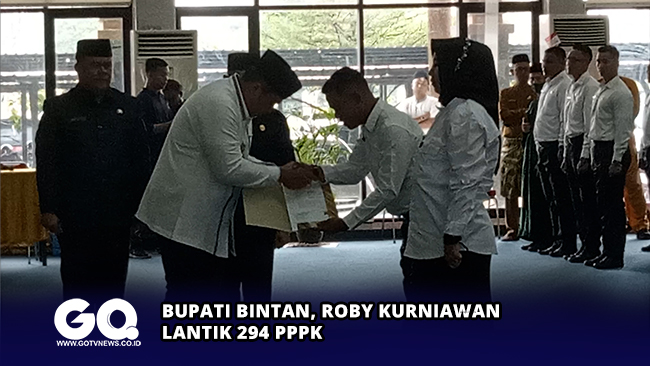 Bupati Bintan, Roby Kurniaan Lantik 294 PPPK