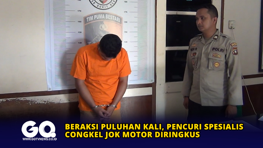 Beraksi Puluhan Kali, Pencuri Spesialis Congkel Jok Motor Diringkus