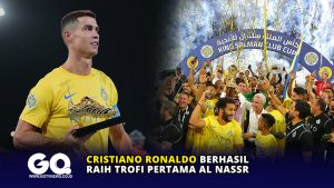 Cristano Ronaldo Berhasil Raih Trofi Pertama Al Nassr