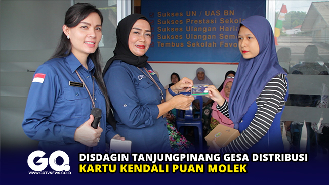 Disdagin Tanjungpinang Gesa Distribusi Kartu Kendali Puan Molek