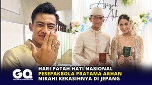 Hari Patah Hati Nasional, Pesepakbola Pratama Arhan Nikahi Kekasihnya di Jepang