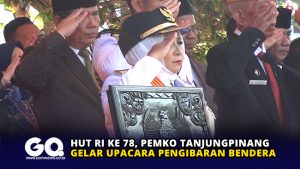 HUT RI Ke 78, Pemko Tanjungpinang Gelar Upacara Pengibaran Bendera