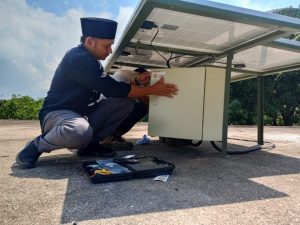 Katar Kepri Gagas PLTS Penunjang Operasional Masjid di Pulau Mubud