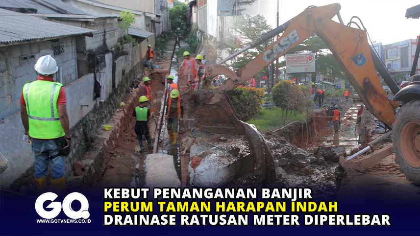 Kebut Penanganan Banjir Perum THI, Drainase Ratusan Meter Diperlebar