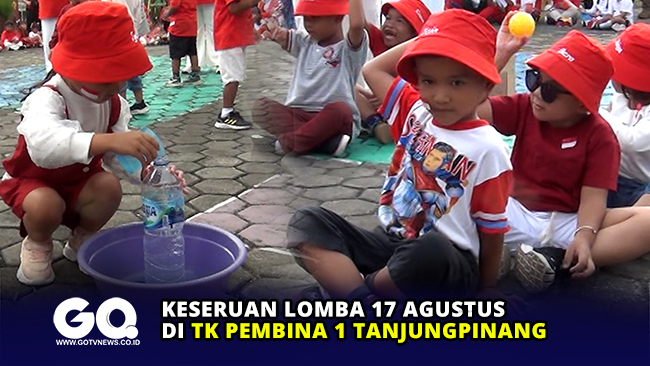 Keseruan Lomba 17 Agustus di TK Pembina 1 Tanjungpinang