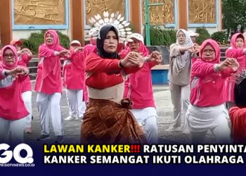 Lawan Kanker, Ratusan Penyintas Kanker Semangat Ikuti Olahraga