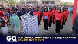 Meriahnya Lomba Gerak di Tanjungpinang Sambut HUT RI Ke 78