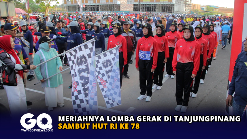 Meriahnya Lomba Gerak di Tanjungpinang Sambut HUT RI Ke 78