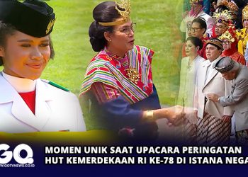 Momen Unik saat Upacara Peringatan HUT Kemerdekaan RI ke-78 di Istana Negara