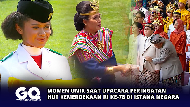Momen Unik saat Upacara Peringatan HUT Kemerdekaan RI ke-78 di Istana Negara