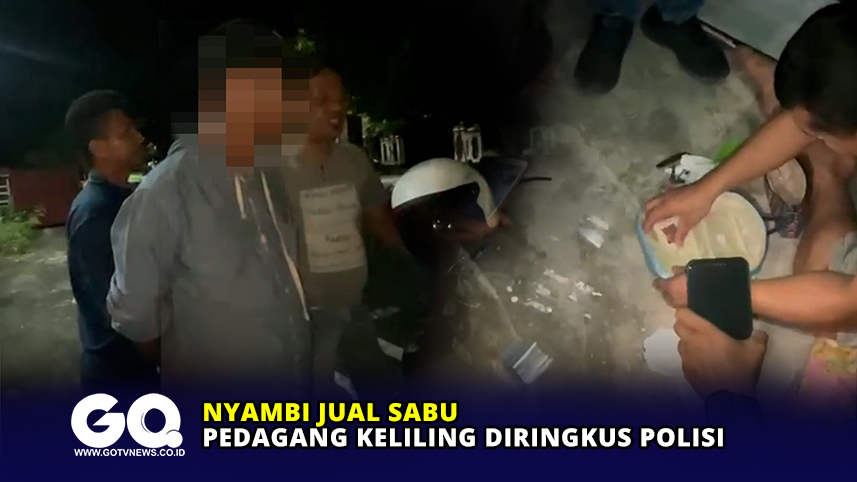 Nyambi Jual Sabu, Pedagang Keliling Diringkus Polisi