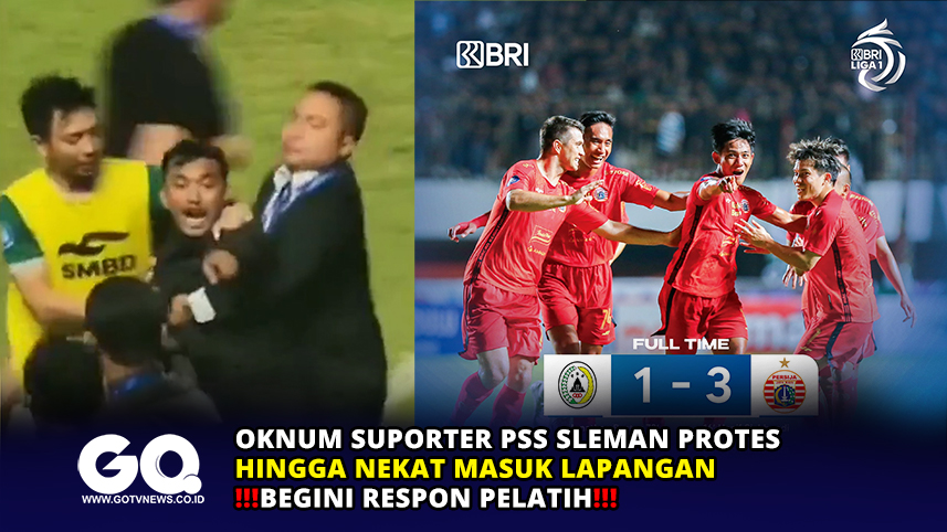Oknum Suporter PSS Sleman Protes hingga Nekat Masuk Lapangan, Begini Respon Pelatih