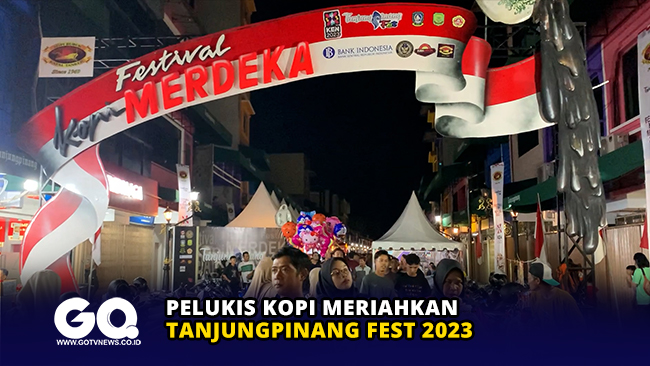 Pelukis Kopi Meriahkan Tanjungpinang Fest 2023