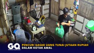 Pencuri Gasak Uang Tunai Jutaan Rupiah Dalam Kotak Amal