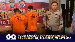Polisi Tangkap Dua Pengedar Sabu dan Ekstasi di Jalan Brigjen katamso