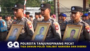 Polresta Tanjungpinang Pecat Tiga Oknum Polisi Terlibat Narkoba dan Disersi