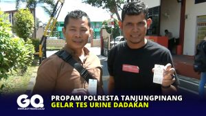 Propam Polresta Tanjungpinang Gelar Tes Urine Dadakan