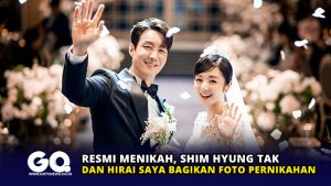 Resmi Menikah, Shim Hyung Tak dan Hirai Saya Bagikan Foto Pernikahan