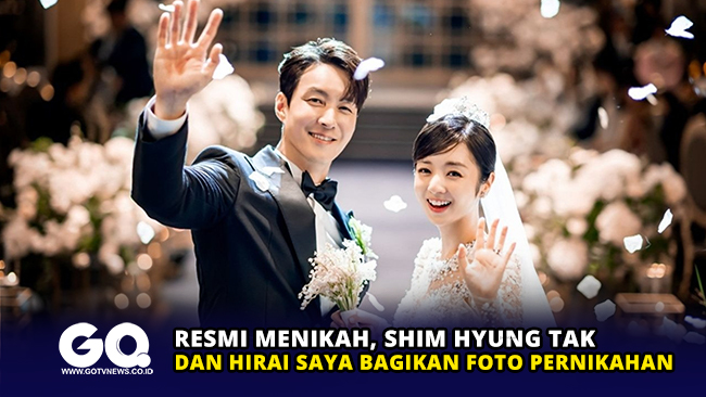Resmi Menikah, Shim Hyung Tak dan Hirai Saya Bagikan Foto Pernikahan