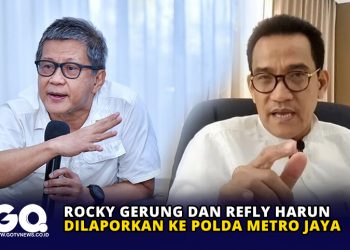 Rocky Gerung dan Refly Harun Dilaporkan ke Polda Metro Jaya