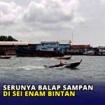 Serunya Balap Sampan di Sei Enam Bintan