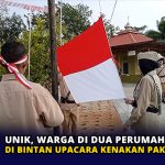 Unik, Warga di Dua Perumahan di Bintan Upacara Kenakan Pakaian Adat