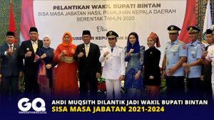 Ahdi Muqsith Dilantik jadi Wakil Bupati Bintan Sisa Masa Jabatan 2021-2024