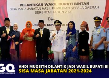 Ahdi Muqsith Dilantik jadi Wakil Bupati Bintan Sisa Masa Jabatan 2021-2024