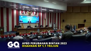 APBD Perubahan Bintan 2023 Disahkan Rp 1,1 Triliun