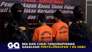 Bea dan Cukai Tanjungpinang Gagalkan Penyelundupan 1 Kg Sabu