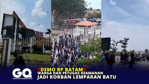 Demo BP Batam, Warga dan Petugas Keamanan jadi Korban Lemparan Batu