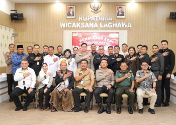 Belasan Peserta Didik Sespimmen Angkatan 63 Kuliah Kerja Profesi di Polresta Tanjungpinang.