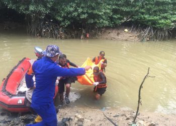 SAR Gabungan Temukan Jasad Anak 2 Tahun yang Hilang Terbawa Arus di Tiban.
