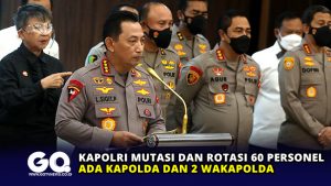 Kapolri Mutasi dan Rotasi 60 Personel, Ada Kapolda dan 2 Wakapolda