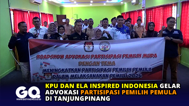 KPU dan ELA Ispired Indonesia Gelar Advokasi Partisipasi Pemilih Pemula di Tanjungpinang