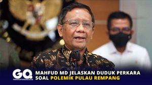 Mahfud MD Jelaskan Duduk Perkara soal Polemik Pulau Rempang