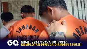 Nekat Curi Motor Tetangga, Komplotan Pemuda Diringkus Polisi