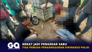 Nekat jadi Pengedar Sabu, Tiga Pemuda Pengangguran Diringkus Polisi